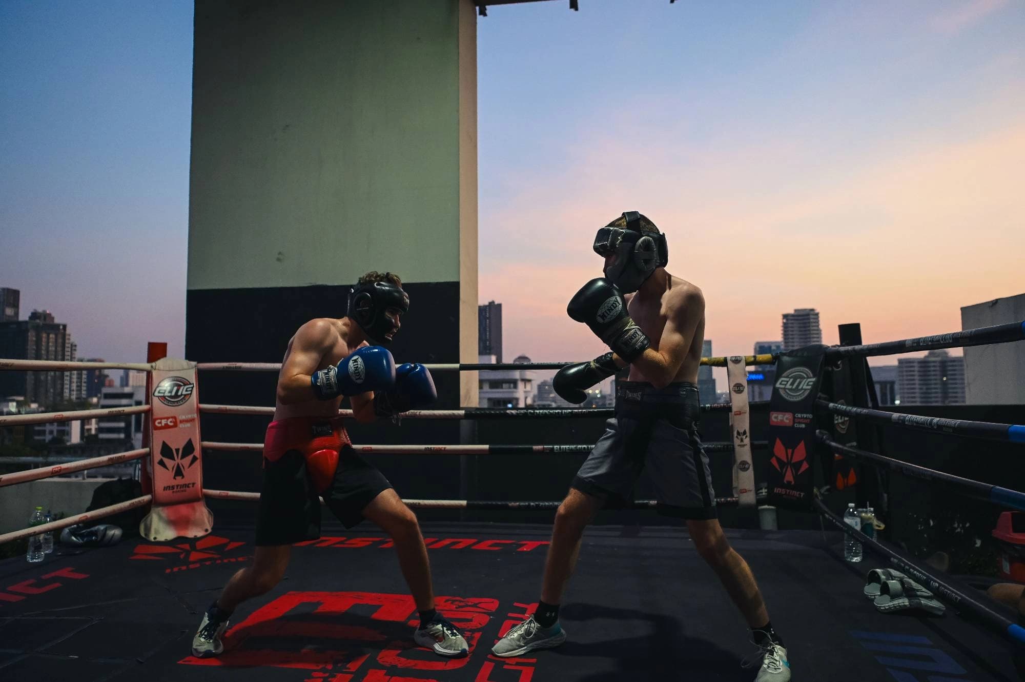 Camp de boxe à Bangkok
