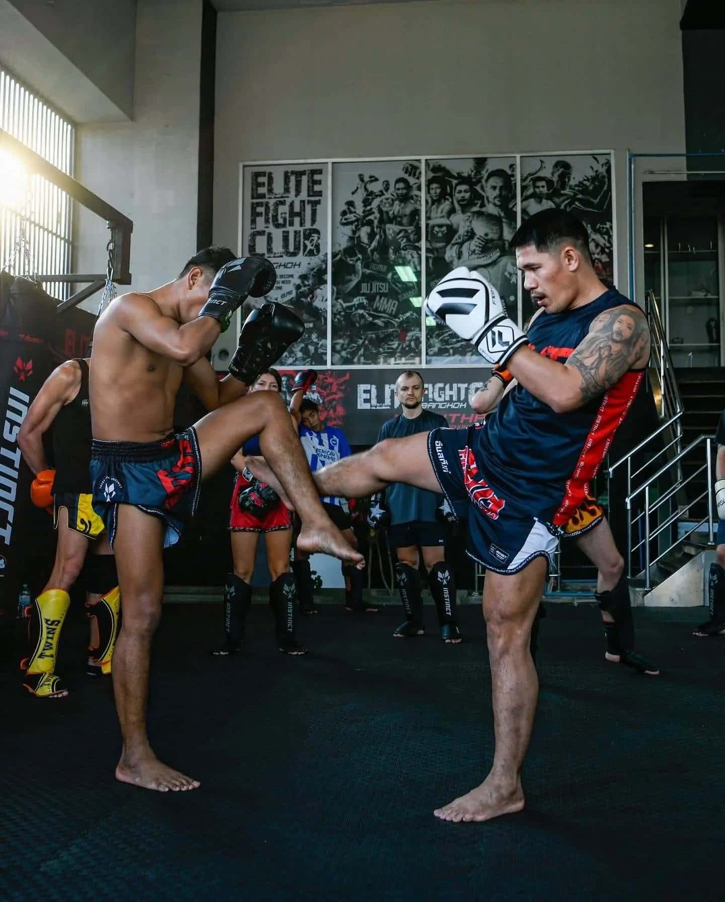 Muay Thaï dans l’énergie de Bangkok